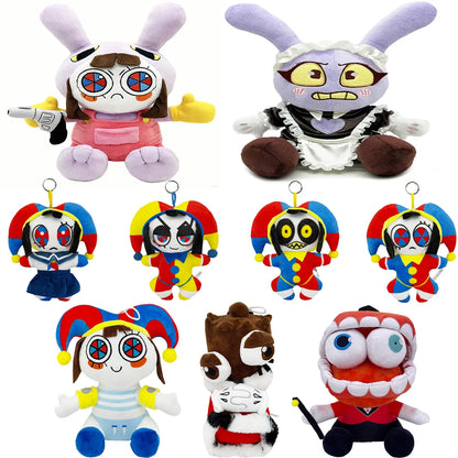 41-Style The Amazing Digital Circus Plush Toys - Clown & Rabbit Stuffed Dolls for Kids, Fans, Collectors & Gifts