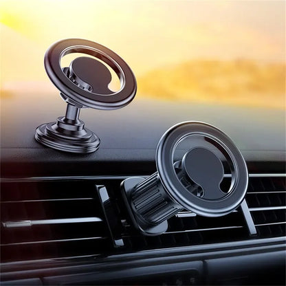 Magnetic Car Phone Holder — MagSafe-Style Universal Car Mount & GPS Mobile Bracket for iPhone 15/14/13/12, Samsung & Xiaomi