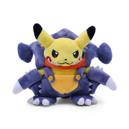 Eevee Pikachu Cosplay Plush Toy - Cute Charizard & Lucario Cartoon Stuffed Animal Doll Gift