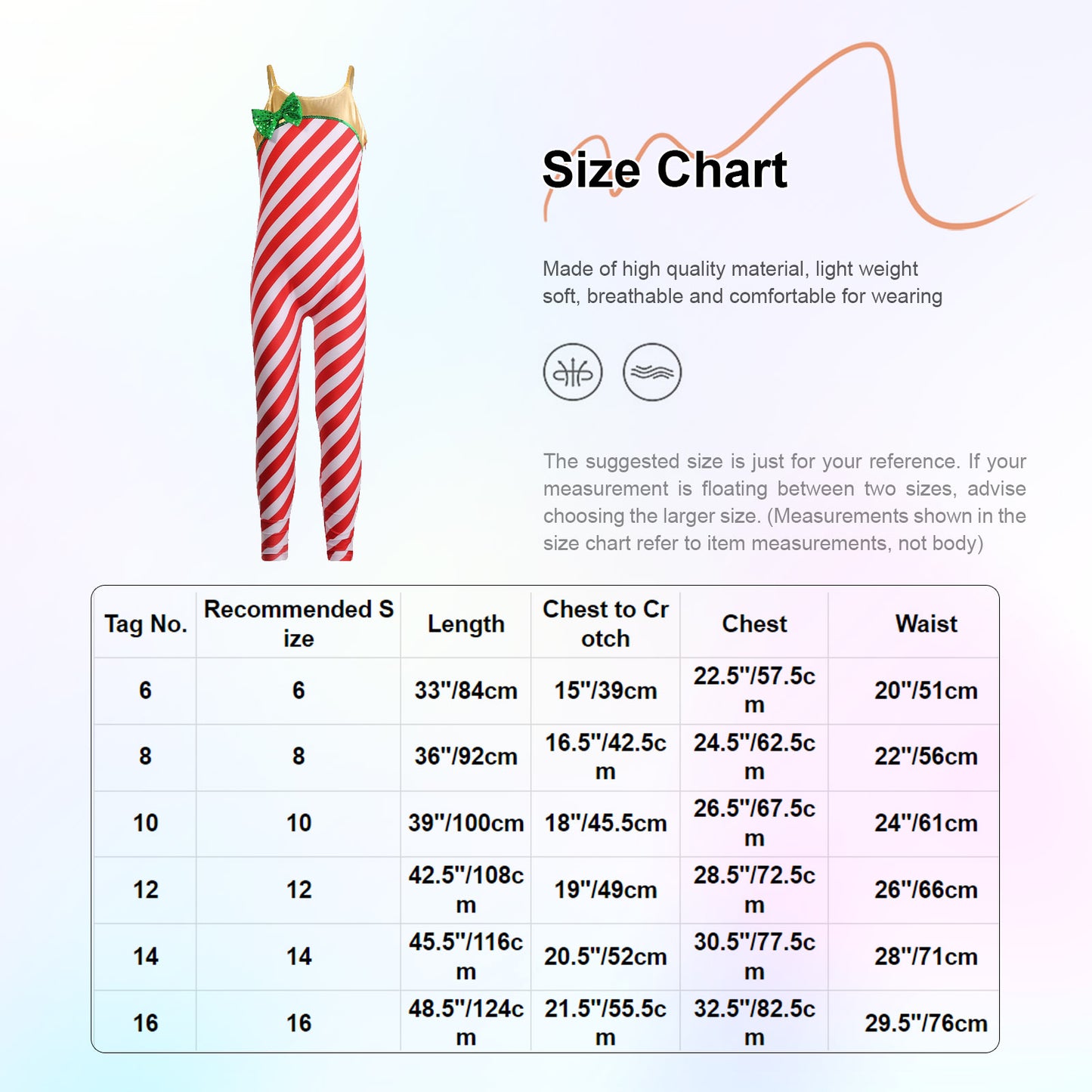 Kids Candy Cane Striped Christmas Tutu Leotard — Sequined Santa Bodysuit for Ballet & Gymnastics