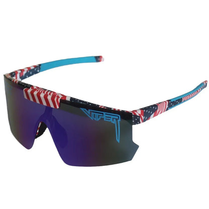 Retro Flip-Up Pit Viper Cycling Sunglasses — UV400 Vintage Steampunk Eyewear for Men & Women