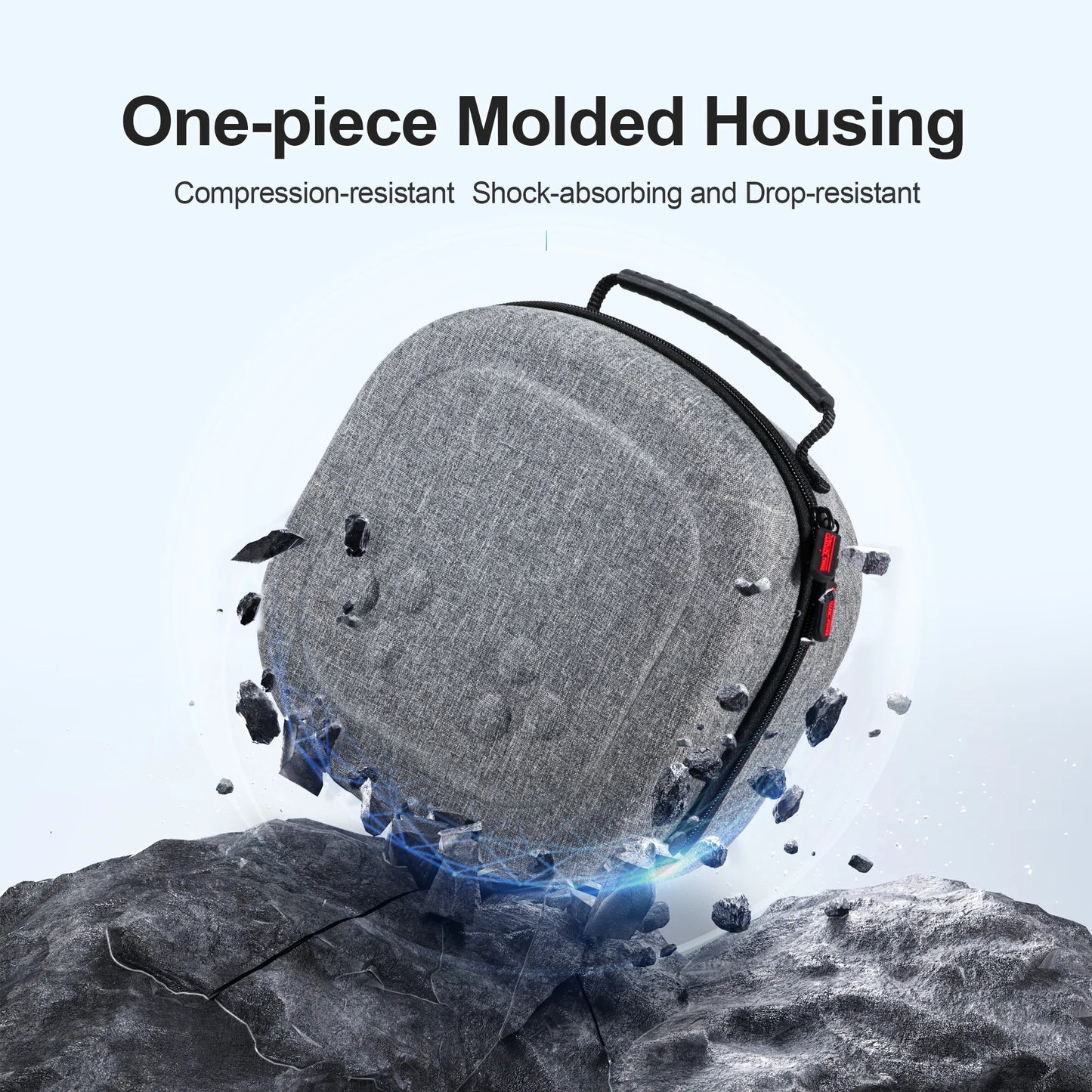 Hard Carrying Case for Oculus Quest 3S/Quest 3/Quest 2 — VR Headset & Controller Accessories Storage