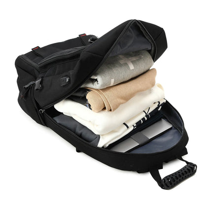 Men's 50L Waterproof Travel Backpack | Large Capacity Hiking and Camping Backpack | Carrying Bag with Shoe Compartment