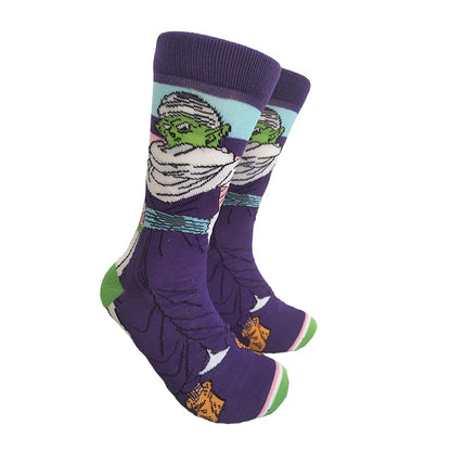 Men’s Anime Dragon Ball Socks - Harajuku Hip Hop Cosplay Fashion Funny Crew Socks