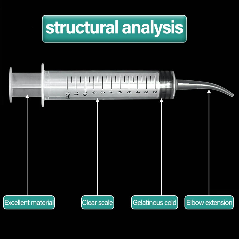 Elbow Syringe Bird Feeding Tool - 12ml Needleless Plastic Medicine Feeder for Pigeon Chick Hand Feeding
