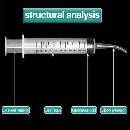 Elbow Syringe Bird Feeding Tool - 12ml Needleless Plastic Medicine Feeder for Pigeon Chick Hand Feeding