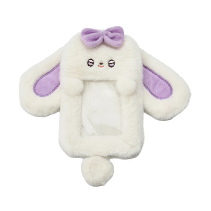 Little Devil Plush Card Holder - Cute Student ID, Bus Card & Photo Card Protector Pendant Case