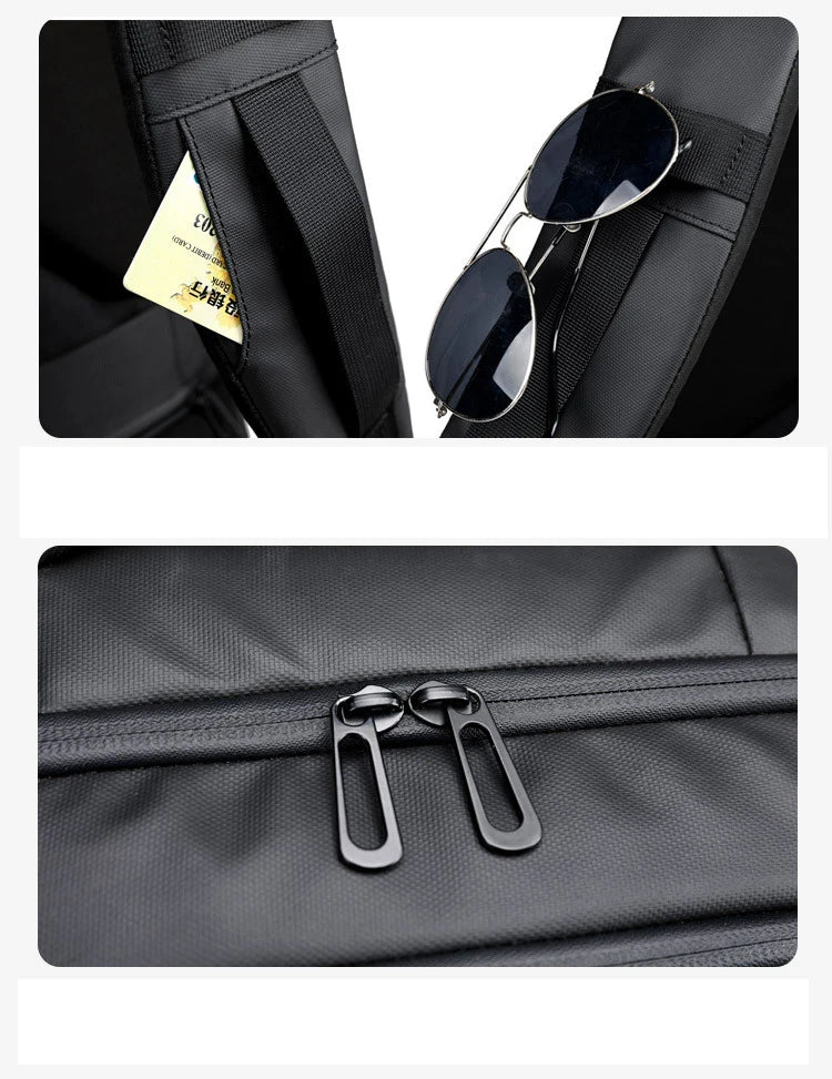 LED Display Laptop Backpack — 15.6” Smart Business & School Travel Bag for Men & Women