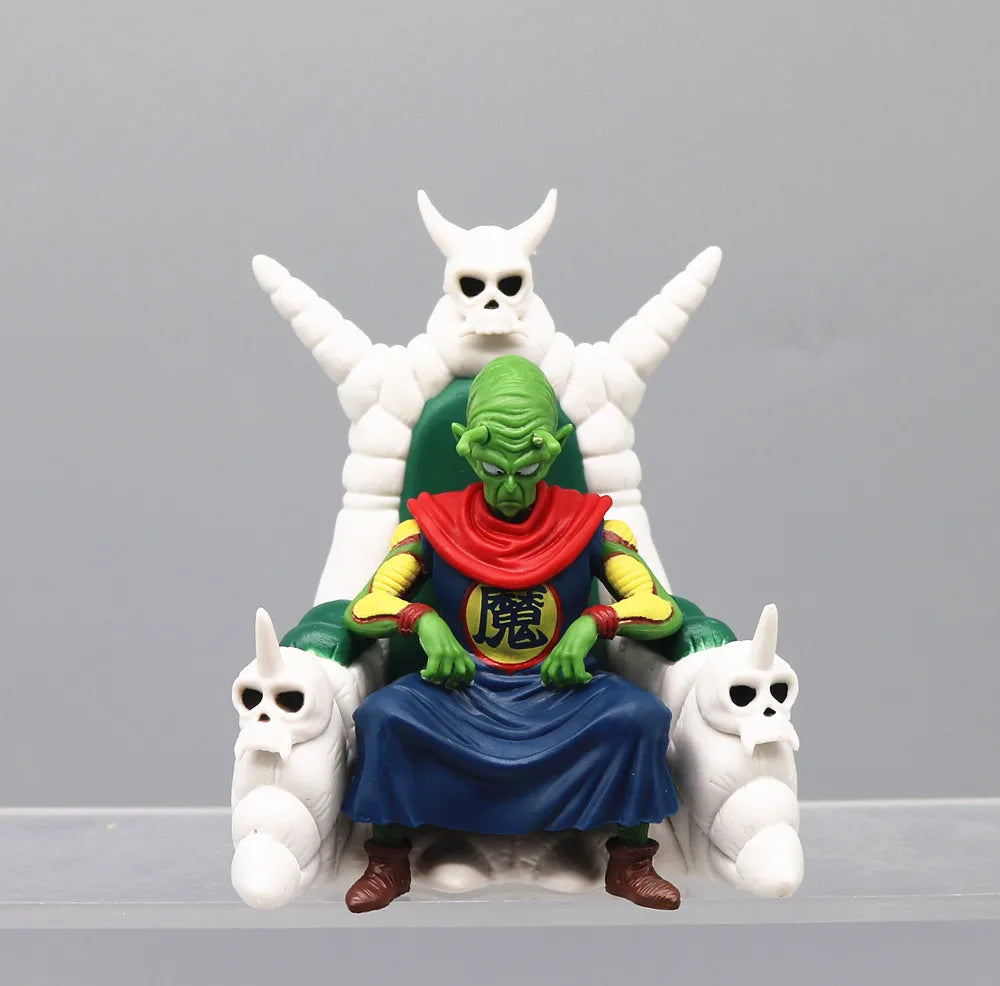 9.5cm Anime Dragon Ball Piccolo Daimao Figure | PVC Action Toy with Cymbal Tambourine Drum, Piano King Piccolo Model Gift