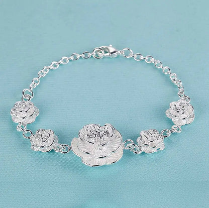 925 Sterling Silver Bead Bracelet – High-Quality Romantic Chain for Women, Fashion Jewelry Gift for Engagement, Party & Wedding