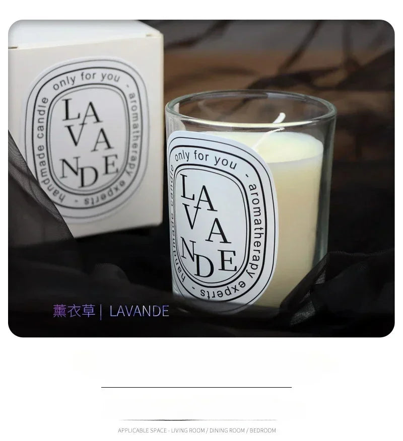 Romantic Transparent Scented Candle – Aromatic Gift Jar for Weddings & Special Occasions