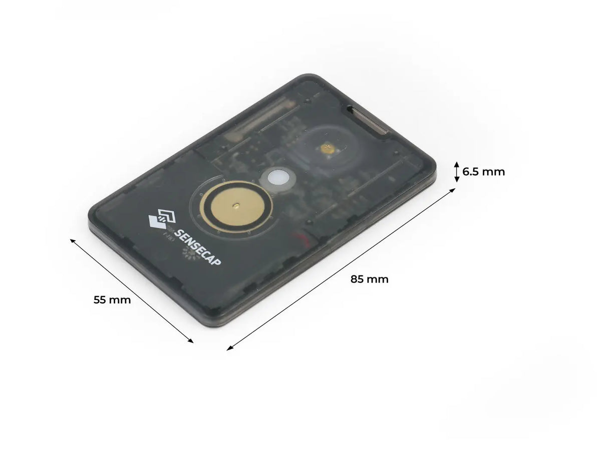 SenseCAP Card Tracker T1000-E - Meshtastic LoRa GPS Tracker with nRF52840 and LR1110, 863–928 MHz for Outdoor Tracking