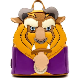 The Aristocats Marie Mini Backpack – Floral Print Schoolbag with Villains Scene, Maleficent & Sleeping Beauty Design for Kids