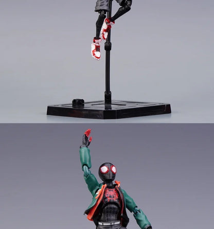 Miles Morales Spider-Man Action Figure — Into the Spider-Verse Collectible Toy for Kids Gift