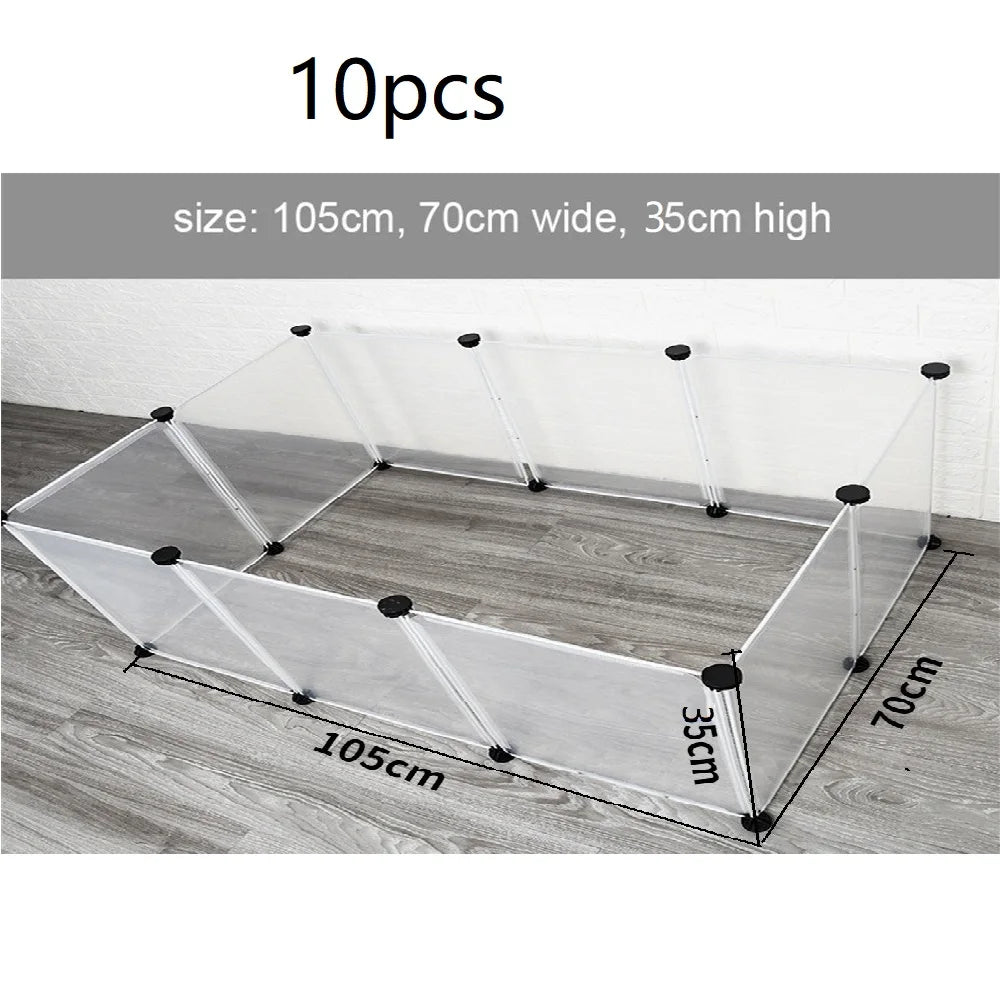 DIY Foldable Pet Playpen – Combined Cage Yard Fence for Dogs, Cats, Kittens, Rabbits, Guinea Pigs, Bunnies & Hedgehogs