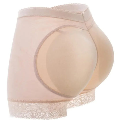 Women's Soft Breathable Butt Lifter Panties – High-Waist Push-Up Padded Cotton Underwear