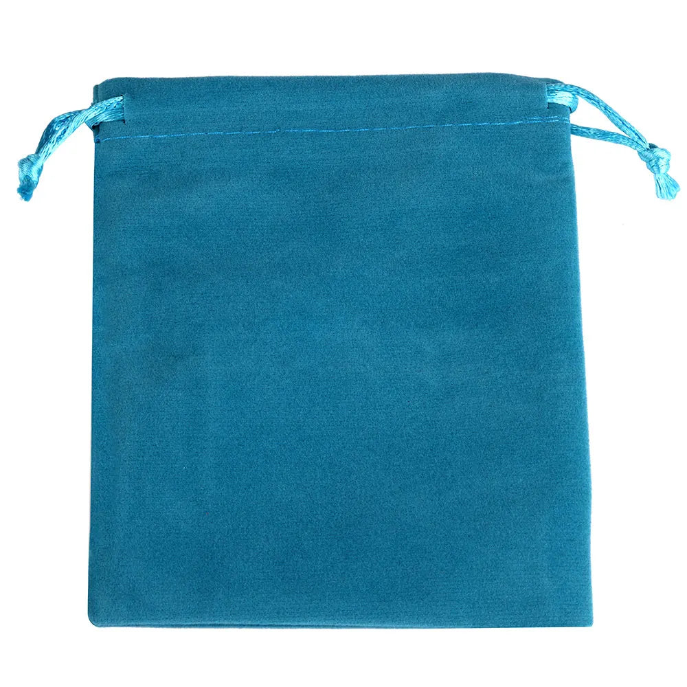 10pcs 5x7cm Mixed Color Velvet Gift Bags | Soft Velvet Drawstring Pouches for Christmas Jewelry Packaging