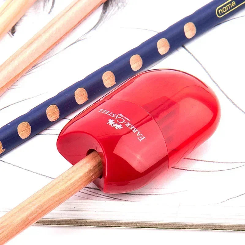 Double & Single Hole Transparent Pencil Sharpener – Creative Pen Knife for Kids & Students, School Supplies
