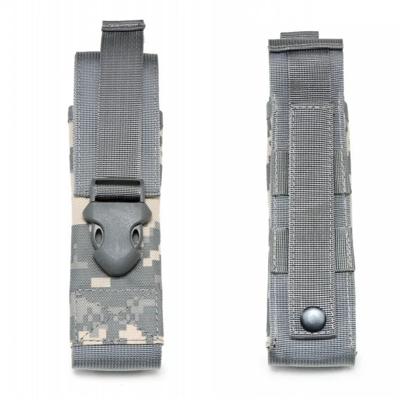 Tactical MOLLE EDC Waist Bag – Outdoor Flashlight & Tool Pouch for Camping, Hiking, Hunting & Field Use
