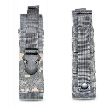 Tactical MOLLE EDC Waist Bag – Outdoor Flashlight & Tool Pouch for Camping, Hiking, Hunting & Field Use