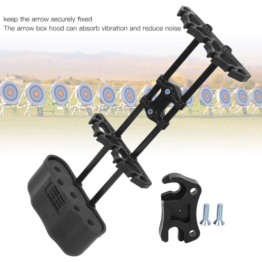 Portable 5-Arrow Quiver – Buckle-Type Bow Holder Box for Outdoor Archery Equipment