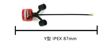 RUSHFPV Cherry 2 II 5.8G FPV Antenna – LHCP/RHCP SMA UFL IPEX MMCX for Freestyle Analog & Digital Drone DIY Parts