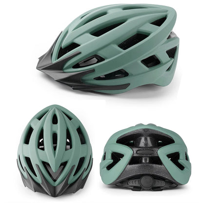 Bike Helmet for Adults - Lightweight with Adjustable Side & Chin Strap, Fits 58-62cm, Men & Women Cycling Accessories