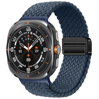 Magnetic Nylon Strap for Samsung Galaxy Watch Ultra 47mm – Adjustable Loop Bracelet Band Accessory