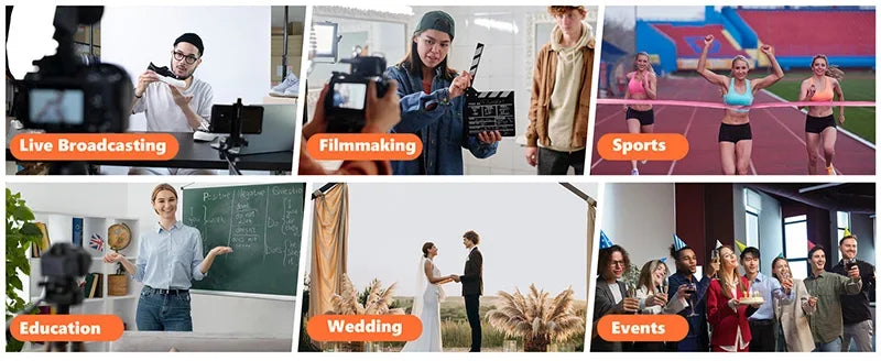 400m 5G 4K Wireless Video Transmitter & Receiver – HDMI Extender, Dual Display Adapter, Battery Support for Wedding Camera & Live Streaming