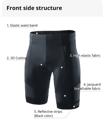 2024 Men’s & Women’s Cycling Shorts with Gel Pad — MTB Mountain, Road Bike, Downhill Enduro Bicycle Clothes