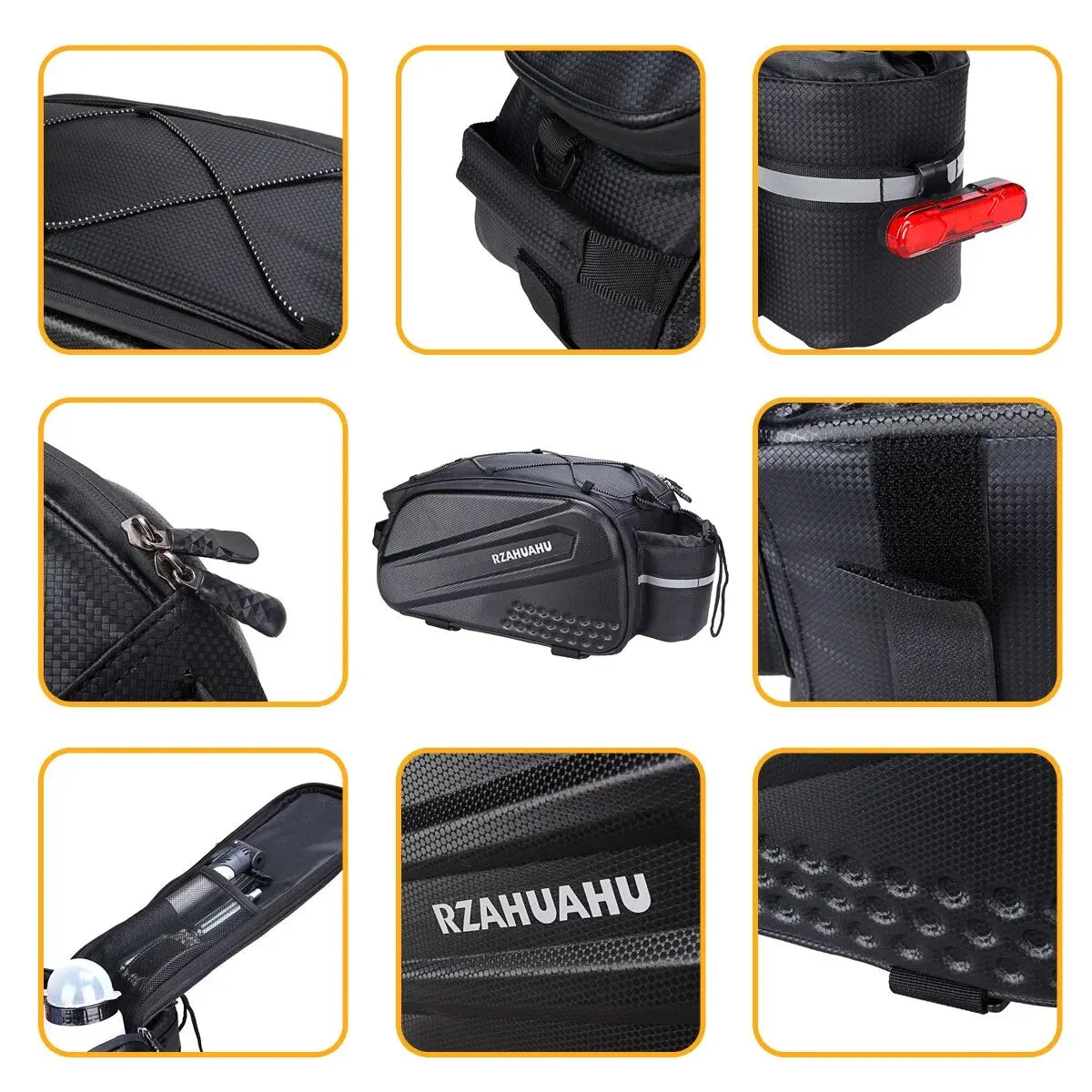 Bicycle Camel Bag – Large Capacity Electric Foldable Rear Seat Bag for Mountain Bikes, Cycling Parts, and Accessories