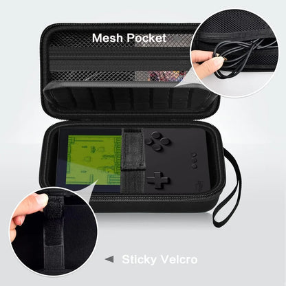 Hard Case for Analogue Pocket Handheld Console — Portable Mini Game Player Storage Bag for Game Cards