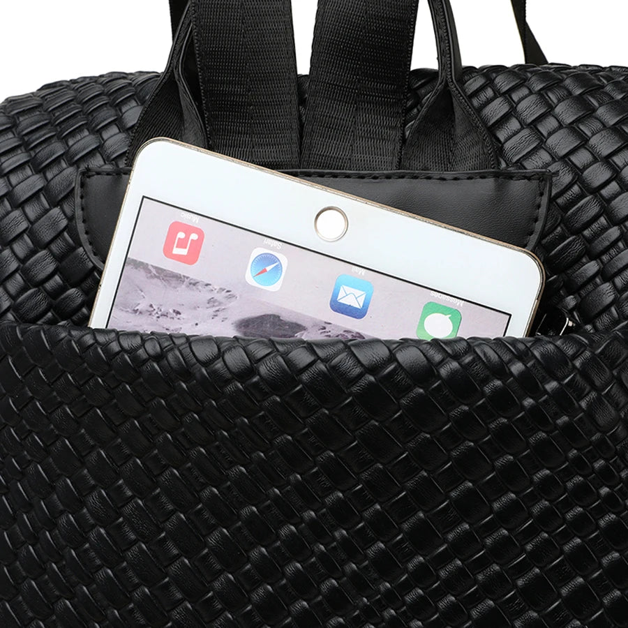 Luxury Women's Designer Backpack - High-Quality Leather, Large Capacity, Multifunctional Travel Mochila for Girls