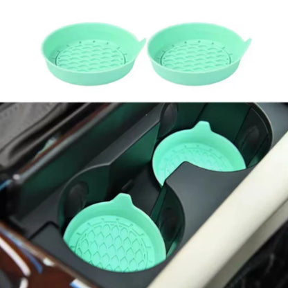 Non-Slip Silicone Car Cup Coaster Mat – Auto Drink Holder Pad for Interior Protection & Decoration Accessories
