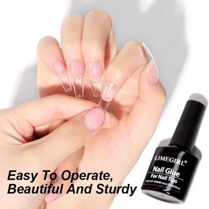 Limegirl 7.5ml UV Nail Glue Gel – Strong Multi-Function Gel for False Nails, Manicure, Hybrid Gellac Polish