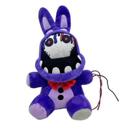 Five Nights at Freddy’s Plush Toy Set – Cute FNAF Stuffed Dolls Bonnie, Bear, Foxy & Freddy for Kids Gift