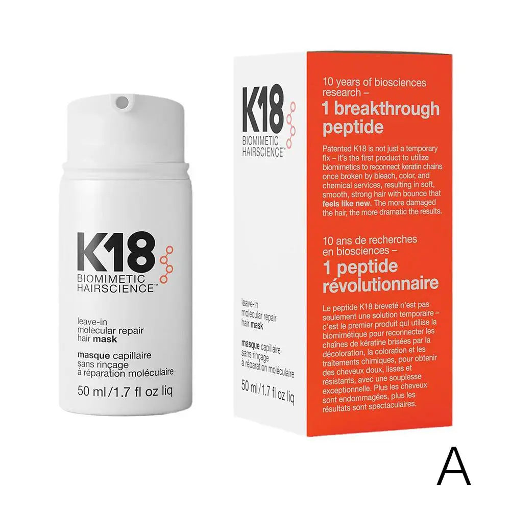 5/1pcs K18 Leave-In Molecular Keratin Repair Hair Mask – Deep Treatment to Soften & Restore Damaged Hair and Scalp