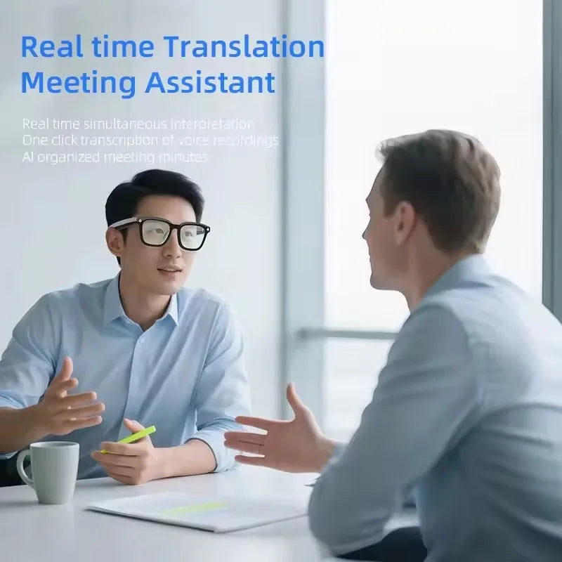 Lenovo AI Smart Glasses - 8MP HD Camera 4K Video Recording AI Translation Bluetooth Music & Smart Sunglasses 2026