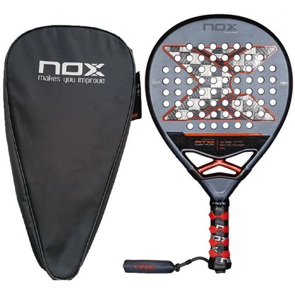 NOX Padel Tennis Racket - Carbon Fiber Diamond-Shaped EVA Sports Racquet