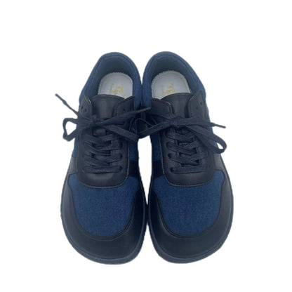 Tipsietoes 2025 Barefoot Leather Sneakers – Flat, Lightweight, Zero Drop Shoes with Wide Toe Box for Men & Women
