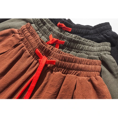 Men’s Oversized Harem Pants – Loose Chinese Style Cotton Linen Sweatpants Joggers, High-Quality Casual Trousers