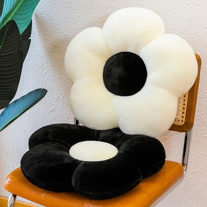Home Bedroom Flower Cushion – Soft and Comfortable Sunflower Throw Pillow for Office, Sofa, and Student Use