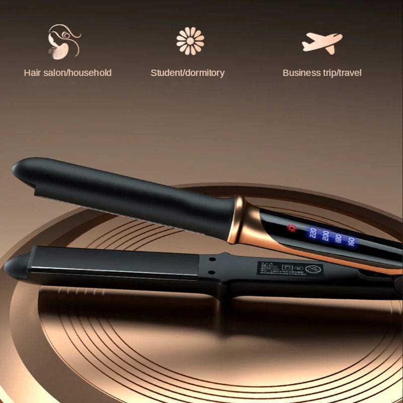 2 in 1 Flat Iron Hair Straightener – Professional Hair Iron for Straightening & Curling