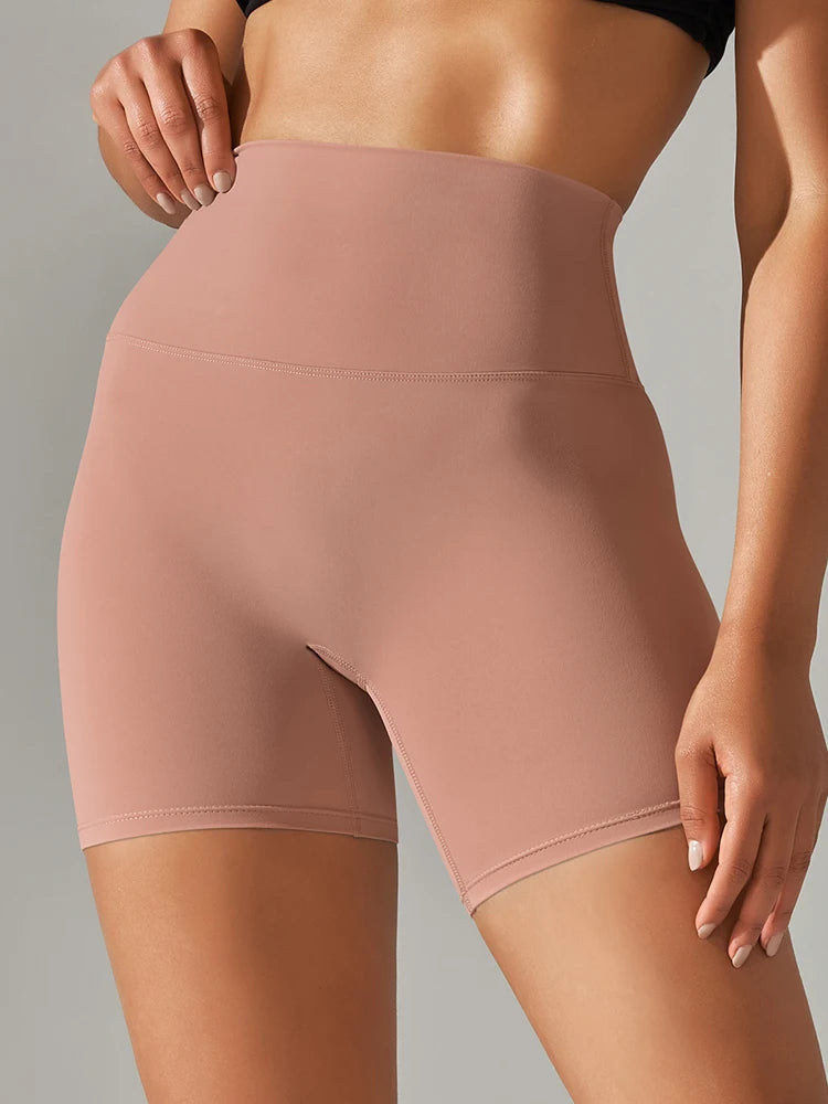 Women High Waist Yoga Legging Shorts - Squat Proof Quick Dry Fitness Cycling Shorts for Gym Workout & Sports