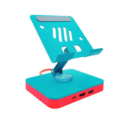RGEEK 3-in-1 Adjustable Nintendo Switch Pad Stand — USB-C Hub with HDMI 4K 60Hz, USB 2.0 & 100W PD Charging Ports