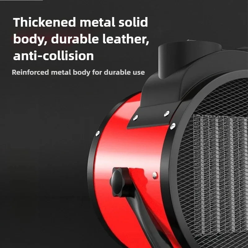 2000W Portable Electric Space Heater - Adjustable Thermostat, 2 Heat Settings, Fan Mode & Overheat and Tip-Over Protection