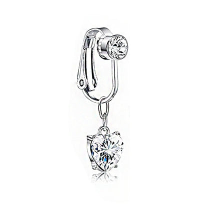 Faux Snake Belly Ring – Fake Clip-On Umbilical Navel Piercing, Belly Button & Cartilage Body Jewelry