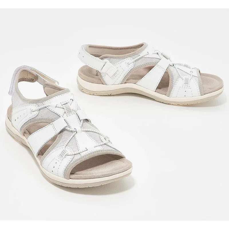Women’s Custom Flat Sandals – Comfortable Casual Solid Color Beach Shoes, Summer 2025 Footwear
