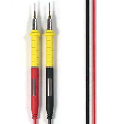 Silicone Multimeter Test Leads - Universal Needle Tip Probe Wires with Heat & Cold Resistance