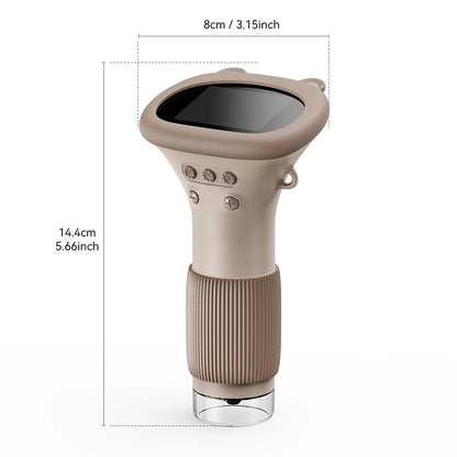 2.0 Inch Mini Pocket Microscope - 1000X Handheld Kids Science Experiment Tool, Outdoor STEM Toy for Children